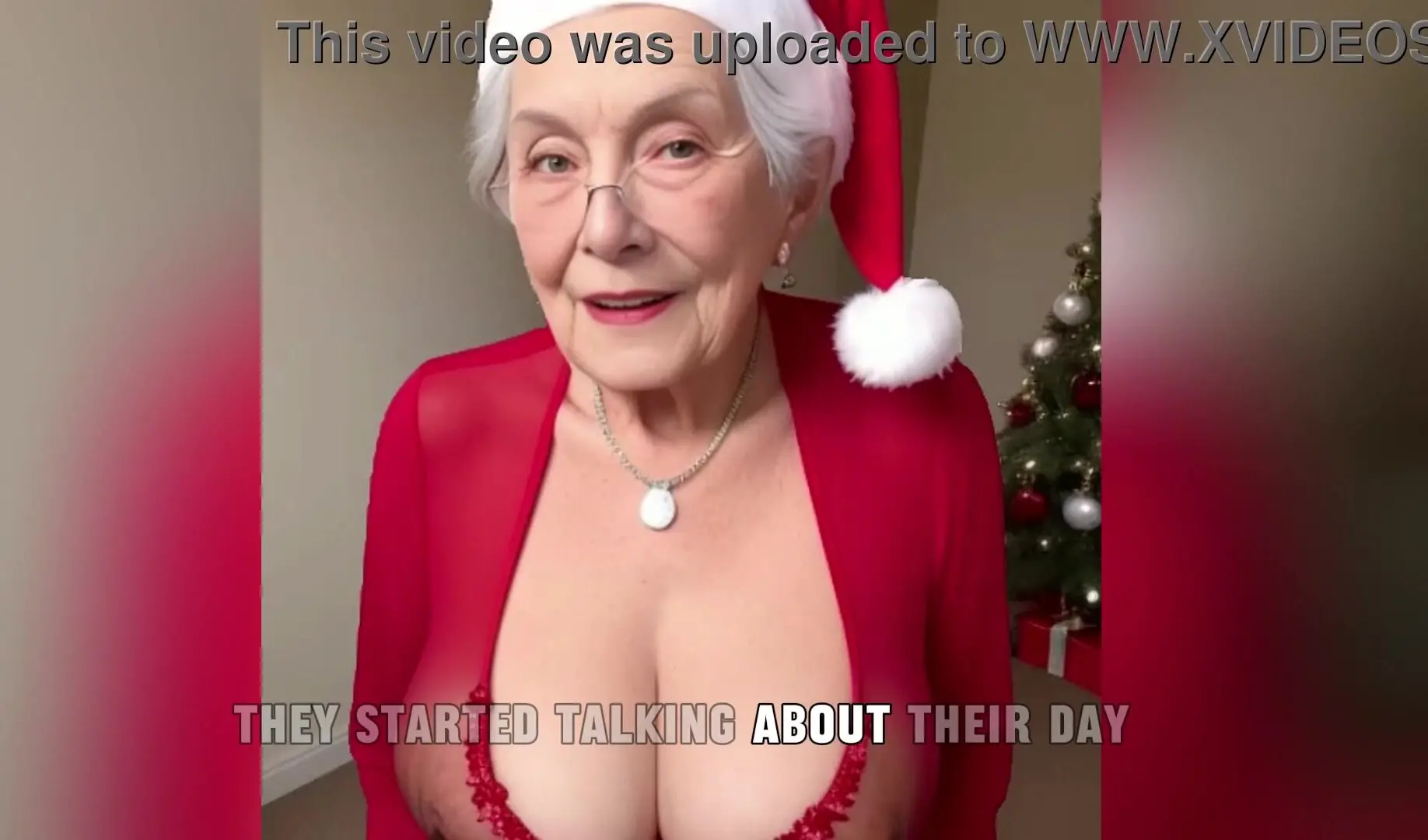 Free HD [GRANNY Story] Christmas Enjoyment with Concupiscent Step  Grandmother Vid