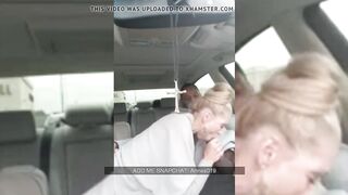 Parking lot fellatio white wife cheating