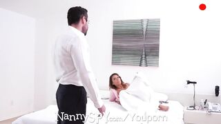 NannySpy Brunette Hair babysitter Adriana Chechik anal drilled for job