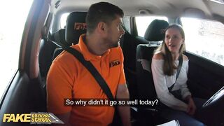 Driving School Stacey Cruz Gets Drilled by her Driving Instructor