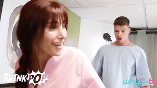 TWINKPOP - Malik Delgaty Gets Turned On By The Treatment The Nurses Mimi Malibu & Trevor Brooks Give