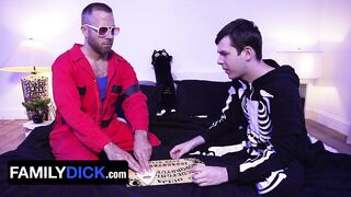 “Ouija Bang My Booty?” Step Dad Comforts Scared Step Son ~ FamilyDick Halloween Peculiar